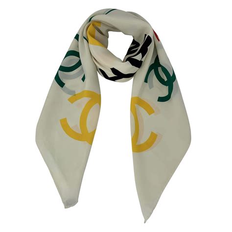 silk scarf chanel|chanel silk scarf price.